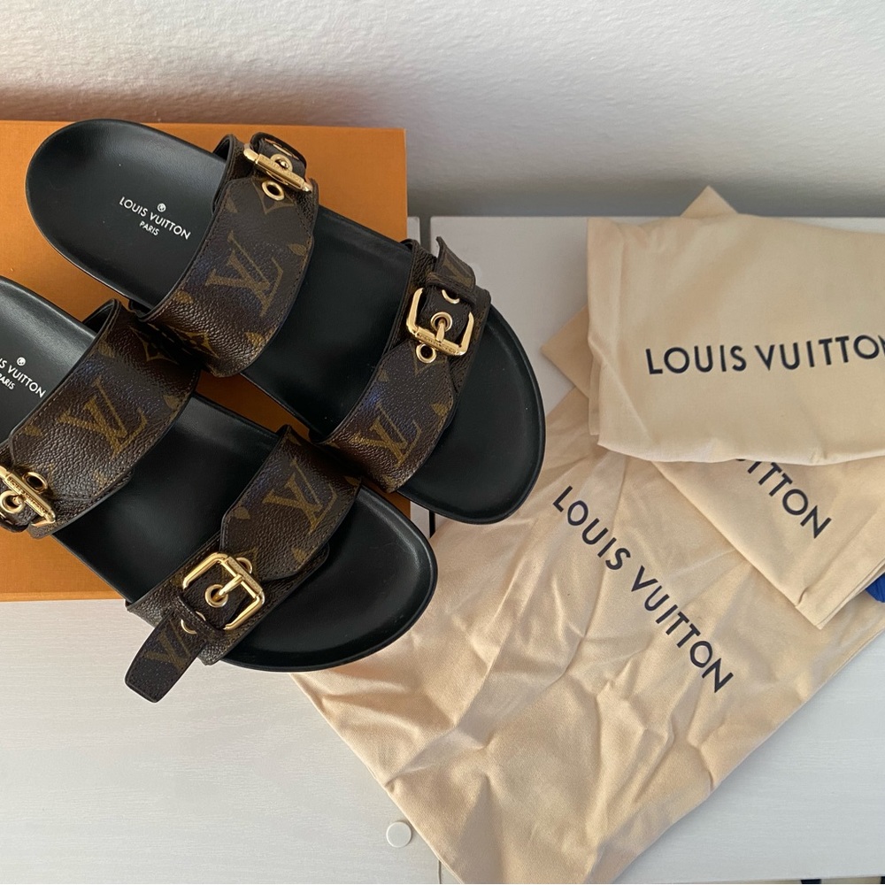 BOM DIA LOUIS VUITTON LEATHER SANDALS